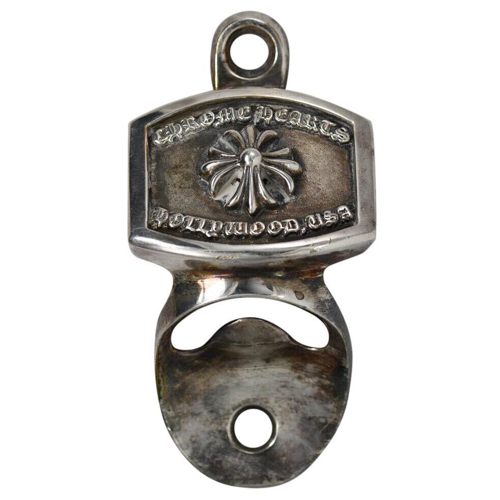 Chrome Heart Stainless Steel Wall Mount Bottle Opener 139.4gr: Chrome Heart Stainless Steel Wall Mount Bottle Opener 139.4gr Age: 2000-2020 Brand: Chrome Hearts Type: Bottle Openeer Pre-Owned The MYNT Guarantee: All items in this auction are guaranteed to be 100%