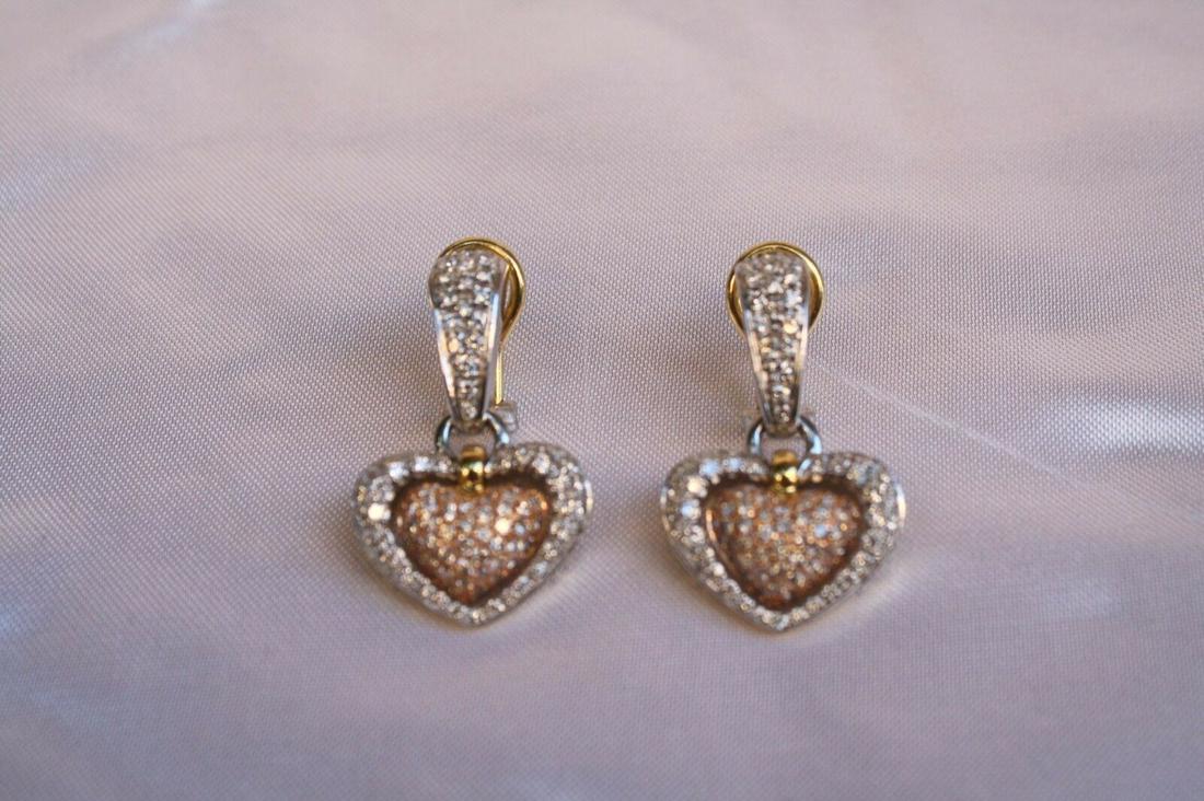 MAGNIFICENT PAIR OF CHIMENTO 18K GOLD DIAMOND EARRINGS: MAGNIFICENT PAIR OF CHIMENTO 18K GOLD DIAMOND EARRINGS Brand: CHIMENTO Metal: Yellow Gold Metal Purity: 18k Type: Earrings Main Stone: Diamond This is a brand new pair of Italian designers earrings ma
