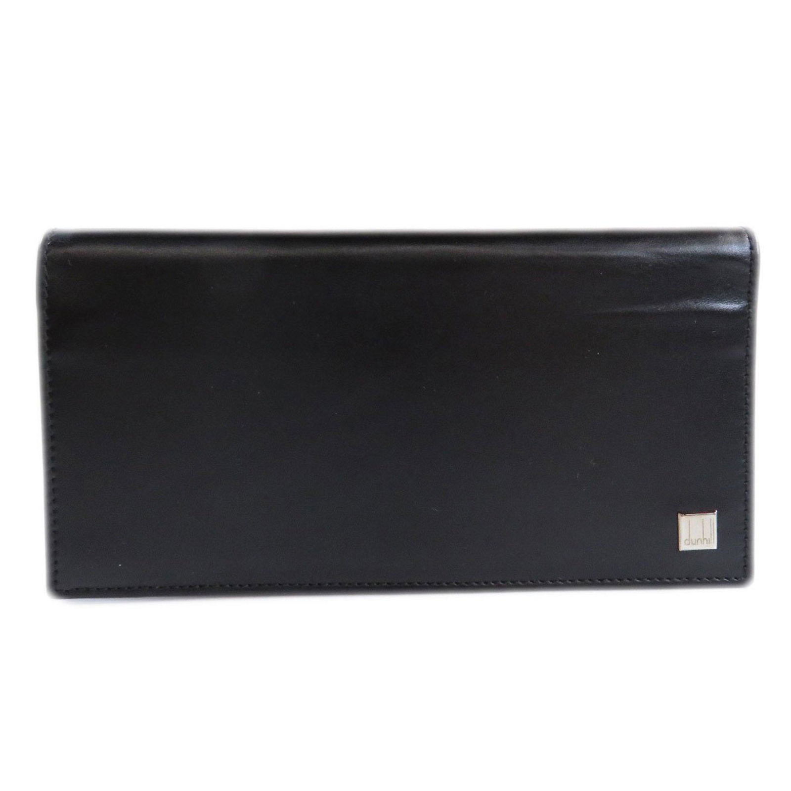 Dunhill Wallet Long Leather Men's: Dunhill Wallet Long Leather Men's Brand: Dunhill Type: Long bill wallet (bi-fold) Gender: Men Material: Leather Leather: Color: Black Size (HxWxD): 9.5cm x 18cm x 1.5cm / 3.74 x 7.08 x 0.59 Condition: