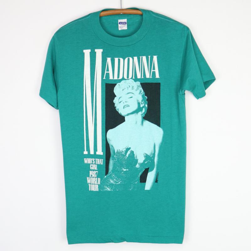 人気ショップが最安値挑戦! マドンナ Who 1987 ヴィンテージTシャツ