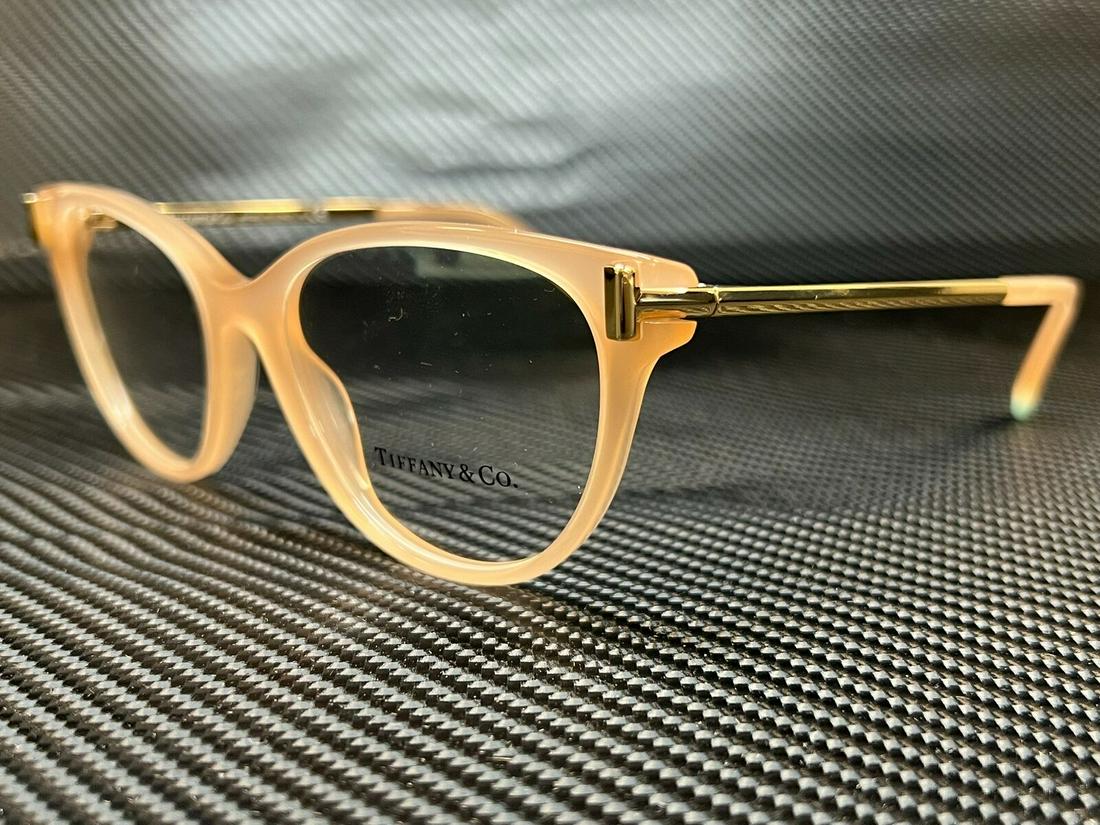 Tiffany TF2193 8268 Opal Nude Women Phantos Demo Lens Eyeglasses Frame 51mm: Tiffany TF2193 8268 Opal Nude Women Phantos Demo Lens Eyeglasses Frame 51mm Brand: Tiffany & Co. Frame Color: Opal Nude Type: Eyeglasses Lens Socket Width: 51 mm Bridge Width: 17 mm Temple Length: 140