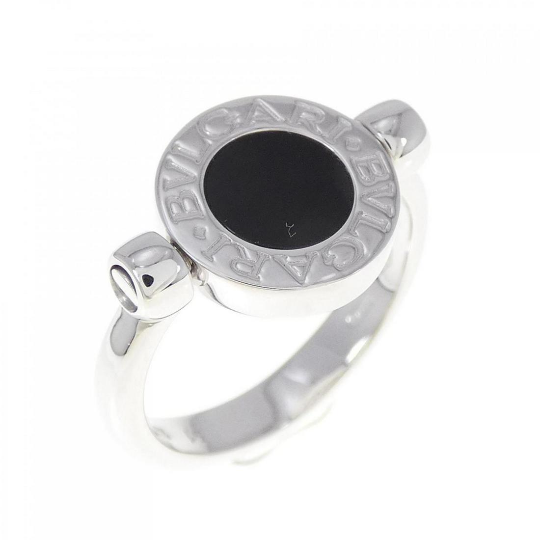 Bvlgari Bvlgari Bvlgari Ring: Bvlgari Bvlgari Bvlgari Ring Brand: BVLGARI Style: Ring Material: 750 White Gold "Gender: Ladies" Size: 10.0 (JPN size) (51) Accessories: No accessories Main Stone: Onyx Weight: Weight about:6.3g Actu