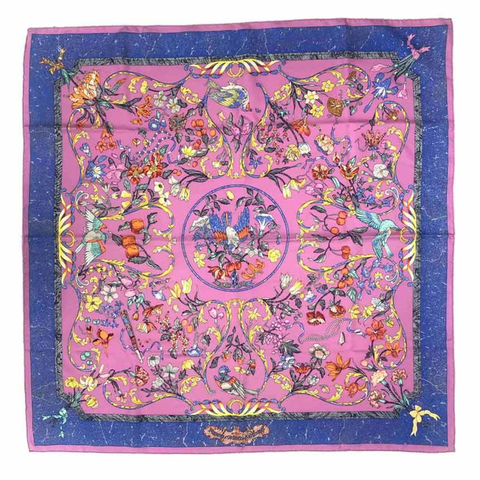 HERMES Hermes Carre 90 Scarf Muffler PIERRES D'ORIENT ET D'OCCIDENT Oriental stone and Western work: HERMES Hermes Carre 90 Scarf Muffler PIERRES D'ORIENT ET D'OCCIDENT Oriental stone and Western work Pink 100% silk Brand: Hermes Country of Origin: France Type: Scarf Color: Pink Material: Silk100% Si