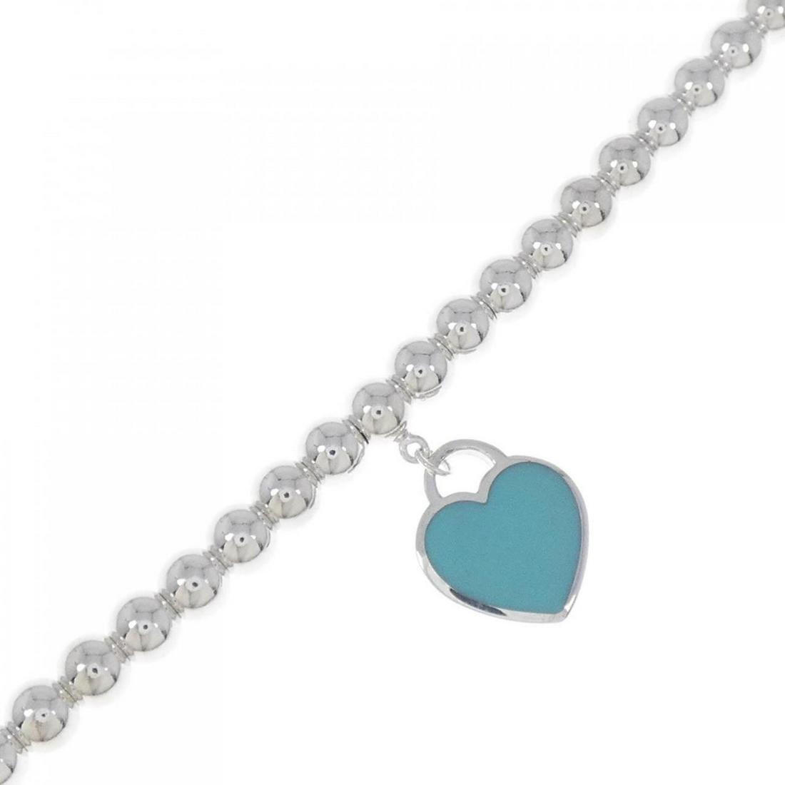TIFFANY Return To TIFFANY Beaded Bracelet: TIFFANY Return To TIFFANY Beaded Bracelet Brand: TIFFANY Style: Bracelet Material: 925 Silver "Gender: Ladies" Size: 17.5cm Accessories: No accessories Main Stone: Resin Weight: Weight about:5.8g Actu