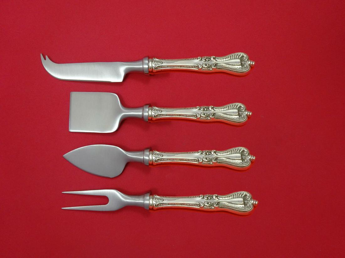 Old Colonial by Towle Sterling Silver Cheese Serving Set 4 Piece HHWS Custom: Old Colonial by Towle Sterling Silver Cheese Serving Set 4 Piece HHWS Custom Old colonial by towlesterling silver hollow handle with stainless implement custom made cheese serving set 4-piece which in