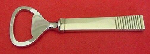 Parallel By Georg Jensen Sterling Silver Bottle Opener Short 4 1/2" HHWS Orig: Parallel By Georg Jensen Sterling Silver Bottle Opener Short 4 1/2" HHWS Orig Parallel by georg jensen sterling silver hollow handle with stainless implement original bottle opener short handle 4 1/2"
