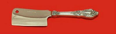 Eloquence by Lunt Sterling Silver Cheese Cleaver HHWS Custom Made 6 1/2": Eloquence by Lunt Sterling Silver Cheese Cleaver HHWS Custom Made 6 1/2" Eloquence by lunt sterling silver custom made hollow handle with stainless blade cheese cleaver approx. 6 1/2" in the pattern e