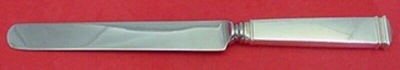 Hampton by Tiffany and Co Sterling Silver Regular Knife Blunt 9 1/4" Flatware: Hampton by Tiffany and Co Sterling Silver Regular Knife Blunt 9 1/4" Flatware Hampton by tiffany and costerling silver hollow handle with blunt blade regular knife, 9 1/4" in the pattern hampton by ti