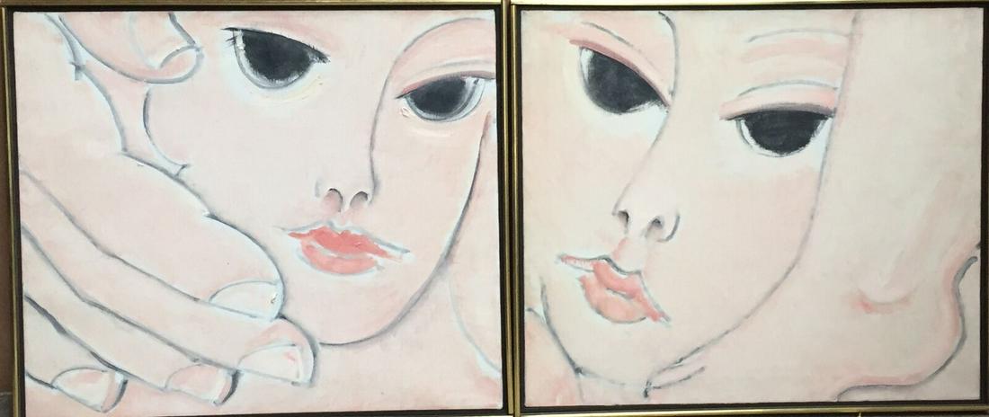 MAGNIFICENT PAIR OF OIL ON CANVAS PAINTINGS BY WALTER STEIN: MAGNIFICENT PAIR OF OIL ON CANVAS PAINTINGS BY WALTER STEIN Signed?: Signed Original/Reproduction: Original Date Of Creation: 1900-1949 PLEASE NOTE: Framed Large or heavy Items do not have shipping co