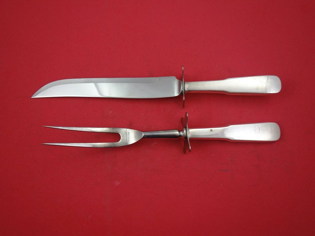 Eighteen Ten 1810 by International Sterling Silver Steak Carving Set new 10": Eighteen Ten 1810 by International Sterling Silver Steak Carving Set new 10" Eighteen ten 1810 by internationalsterling silver steak carving set, new never used 2-pc knife 10", fork 9" in the pattern 