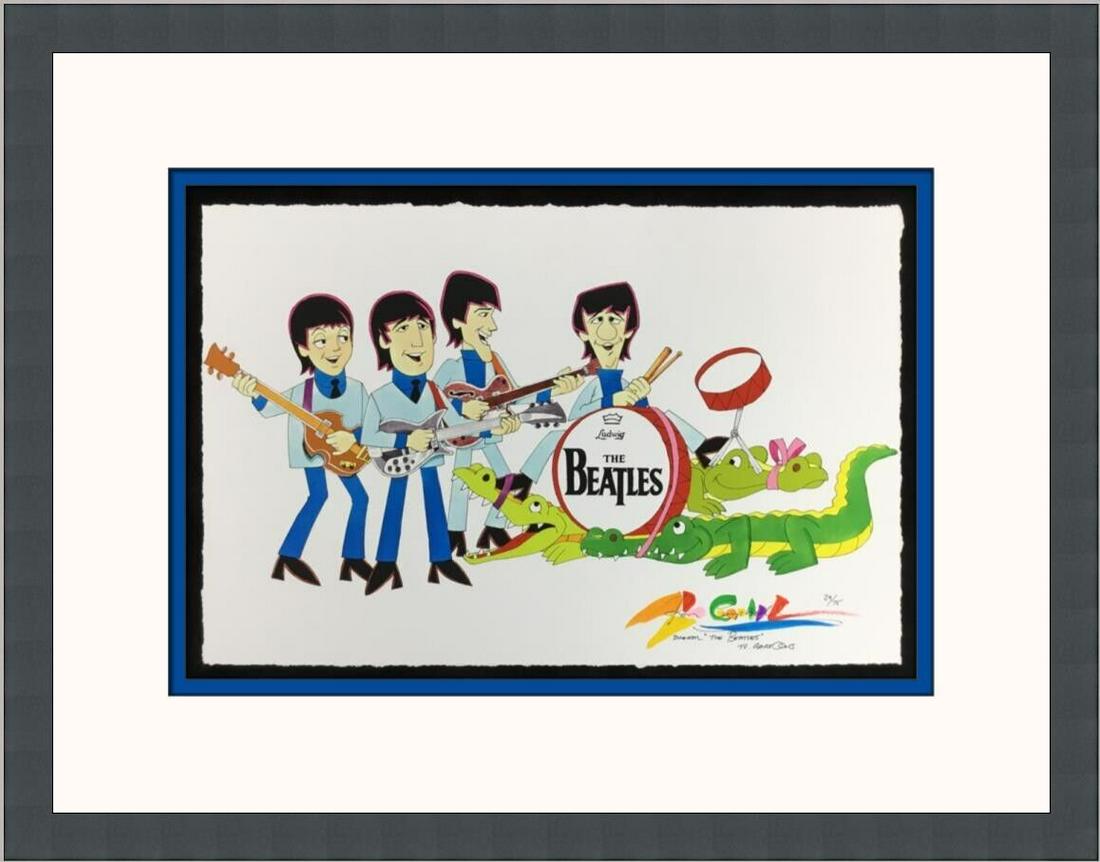 Ron Campbell TV Beatles Alligator L/ED Signed and Numbered Giclee Print 29/75: Ron Campbell TV Beatles Alligator L/ED Signed and Numbered Giclee Print 29/75 Animation Studio: Beatles Character: Beatles Signed By: Ron Campbell Tradition: Western Animation Signed: Yes Custom Bundl