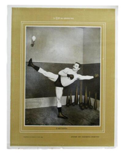 1904 Boxing Victor Casteres d.1933 Vintage La Vie Au Grand Air Insert Photo: 1904 Boxing Victor Casteres d.1933 Vintage La Vie Au Grand Air Insert Photo Sport: Boxing Product: Photo Original/Reprint: Original Autograph Authentication: Seller League: Boxing Pre-Owned PLEASE NOT