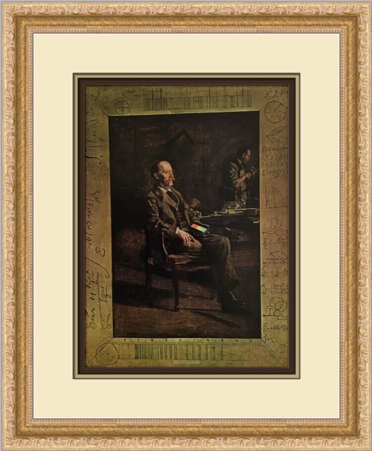 Thomas Eakins Professor Henry A Rowland Custom Framed Print: Thomas Eakins Professor Henry A Rowland Custom Framed Print Unit Of Sale: Single Piece Artist: Thomas Eakins Size: Medium Custom Bundle: No Item Length: 14 in Region Of Origin: United States Framing: