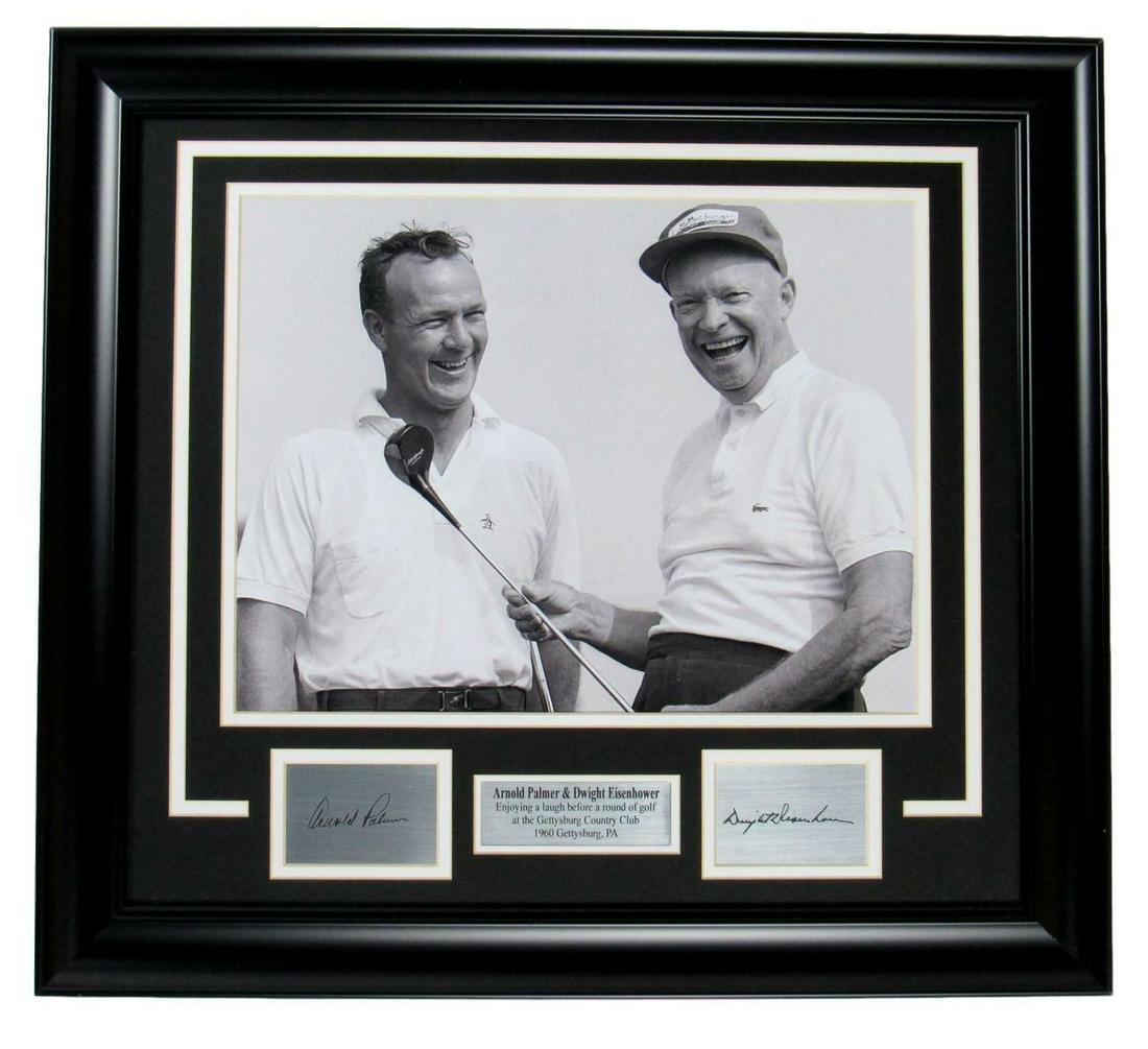 Arnold Palmer/ Dwight Eisenhower at Gettysburg Country Club 11x14 Photo Framed: Arnold Palmer/ Dwight Eisenhower at Gettysburg Country Club 11x14 Photo Framed Sport: Golf-PGA Original/Reproduction: Original Pre-Owned PLEASE NOTE: Framed Large or heavy Items do not have shipping c