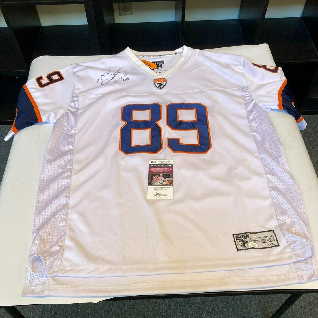 Mike Ditka HOF 2000 Signed Chicago Bears Gridiron Greats Jersey JSA COA: Mike Ditka HOF 2000 Signed Chicago Bears Gridiron Greats Jersey JSA COA Sport: Football-NFL Signed: Yes Original/Reprint: Original Autograph Authentication: James Spence Authentication (JSA) Product: