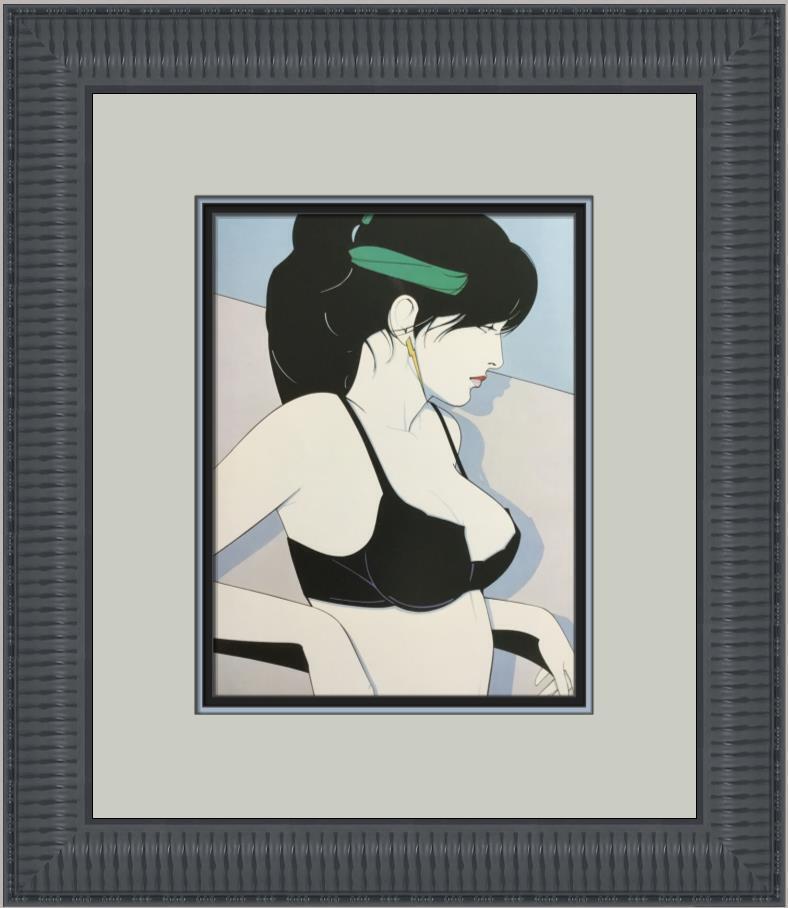 Patrick Nagel UNTITLED XXVI Custom Framed Print: Patrick Nagel UNTITLED XXVI Custom Framed Print Size: Medium (up to 36in.) Region Of Origin: united states Artist: Patrick Nagel Production Technique: Offset Lithography Framing: Matted & Framed Style