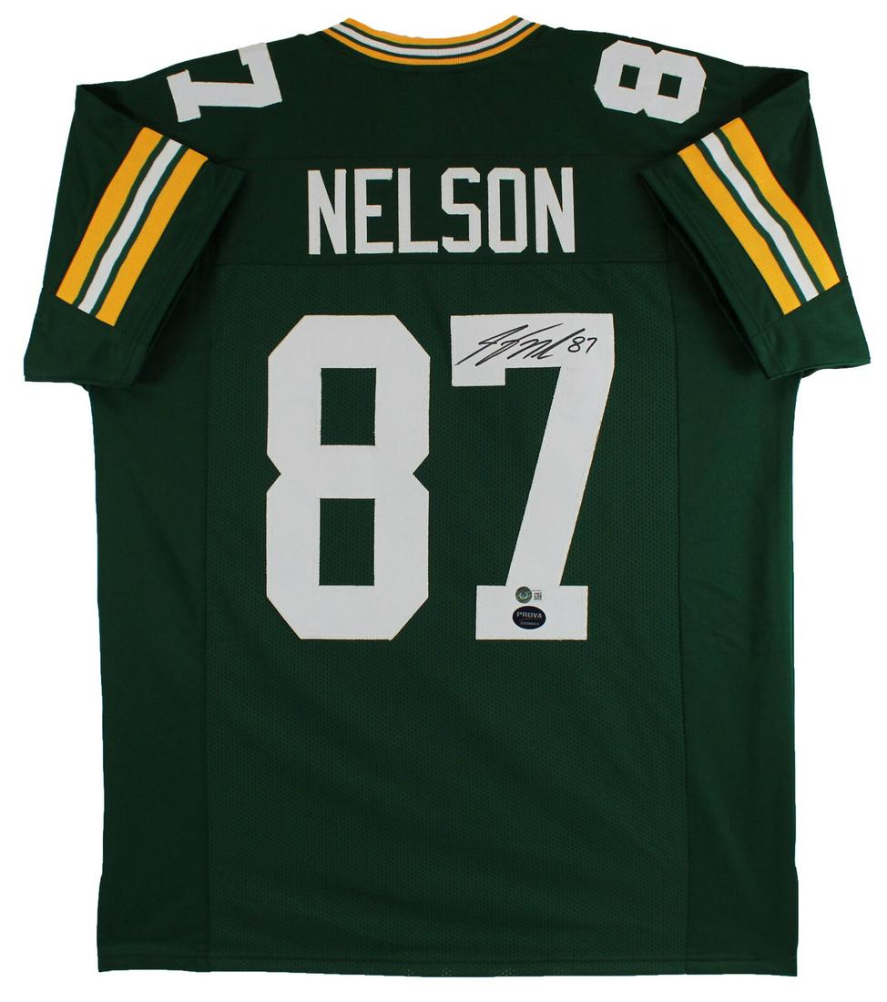 Jordy Nelson Signed Green Pro Style Jersey Autographed BAS Witnessed: Jordy Nelson Signed Green Pro Style Jersey Autographed BAS Witnessed Sport: Football-NFL Product: Jersey Original/Reprint: Original Player: Jordy Nelson Team: Green Bay Packers Autograph Authenticatio