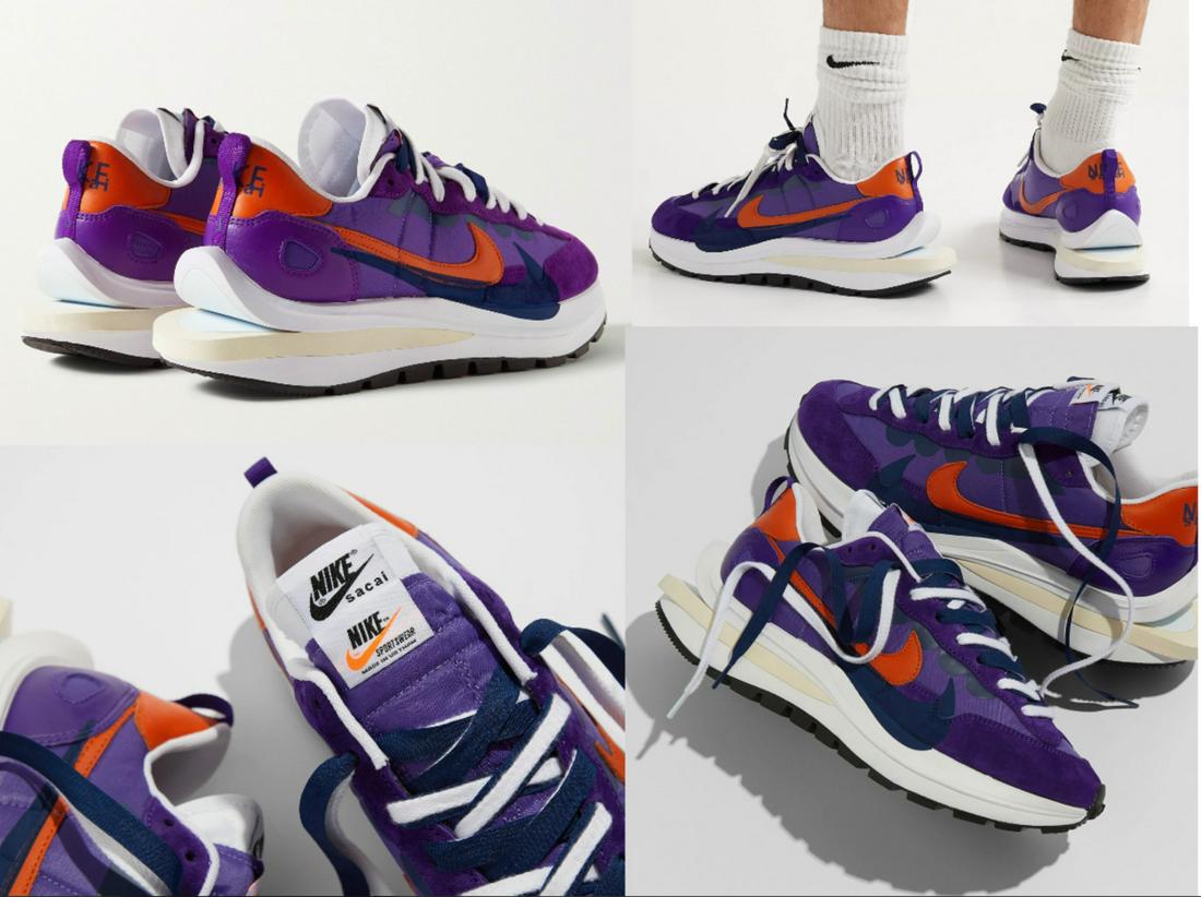 Nike X Sacai Vaporwaffle Mesh Trainers Sneakers Shoes Sneakers Dark Iris 40: Nike X Sacai Vaporwaffle Mesh Trainers Sneakers Shoes Sneakers Dark Iris 40 Accents: Logo Style: Sneakers Au Shoe Size: AU 6 Brand: Nike Vintage: No Pattern.: Mix of suede Insole Material: Foam Uk Sho