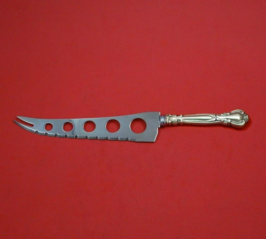 Chantilly by Gorham Sterling Silver Large Charcuterie Knife 9 3/4" Custom Made: Chantilly by Gorham Sterling Silver Large Charcuterie Knife 9 3/4" Custom Made Chantilly by gorhamlarge charcuterie knife, 9 3/4" with sterling silver hollow handle and a 5 1/2" stainless, serrated, t