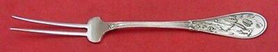 Japanese by Tiffany and Co Sterling Silver Fruit Fork 2-Tine 6 1/4" Heirloom: Japanese by Tiffany and Co Sterling Silver Fruit Fork 2-Tine 6 1/4" Heirloom Japanese by tiffany and costerling silver fruit fork 2-tine 6 1/4" in the pattern japanese by tiffany and co. It is not mon