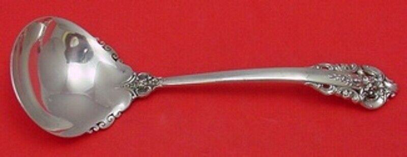 Grande Baroque by Wallace Sterling Silver Sauce Ladle 6" Heirloom Serving: Grande Baroque by Wallace Sterling Silver Sauce Ladle 6" Heirloom Serving Grande baroque by wallacesterling silver sauce ladle, 6" in the pattern grande baroque by wallace. It is not monogrammed and i