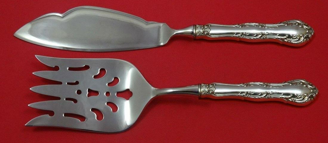 Old Atlanta by Wallace Sterling Silver Fish Serving Set 2 Piece Custom HHWS: Old Atlanta by Wallace Sterling Silver Fish Serving Set 2 Piece Custom HHWS Old atlanta by wallaceadd decadent design to your sterling silver tableware collection with our custom made sterling silver 