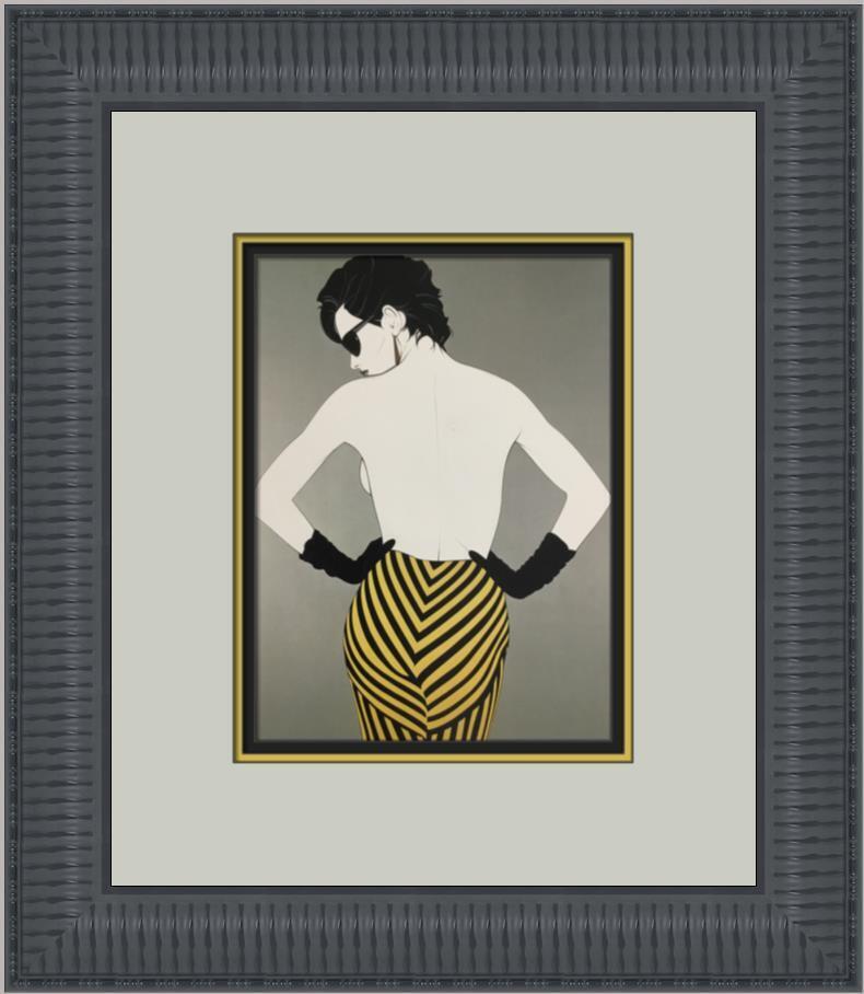 Patrick Nagel UNTITLED XXVIII Custom Framed Print: Patrick Nagel UNTITLED XXVIII Custom Framed Print Size: Medium (up to 36in.) Region Of Origin: united states Artist: Patrick Nagel Production Technique: Offset Lithography Framing: Matted & Framed Sty