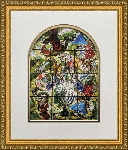 Marc Chagall - Jerusalem Windows "Asher" Newly Custom Framed Print: Marc Chagall - Jerusalem Windows "Asher" Newly Custom Framed Print Features: Framed Matted Region Of Origin: usa Item Width: 14 in Title: Jerusalem Windows Study Asher Production Technique: Offset Lit