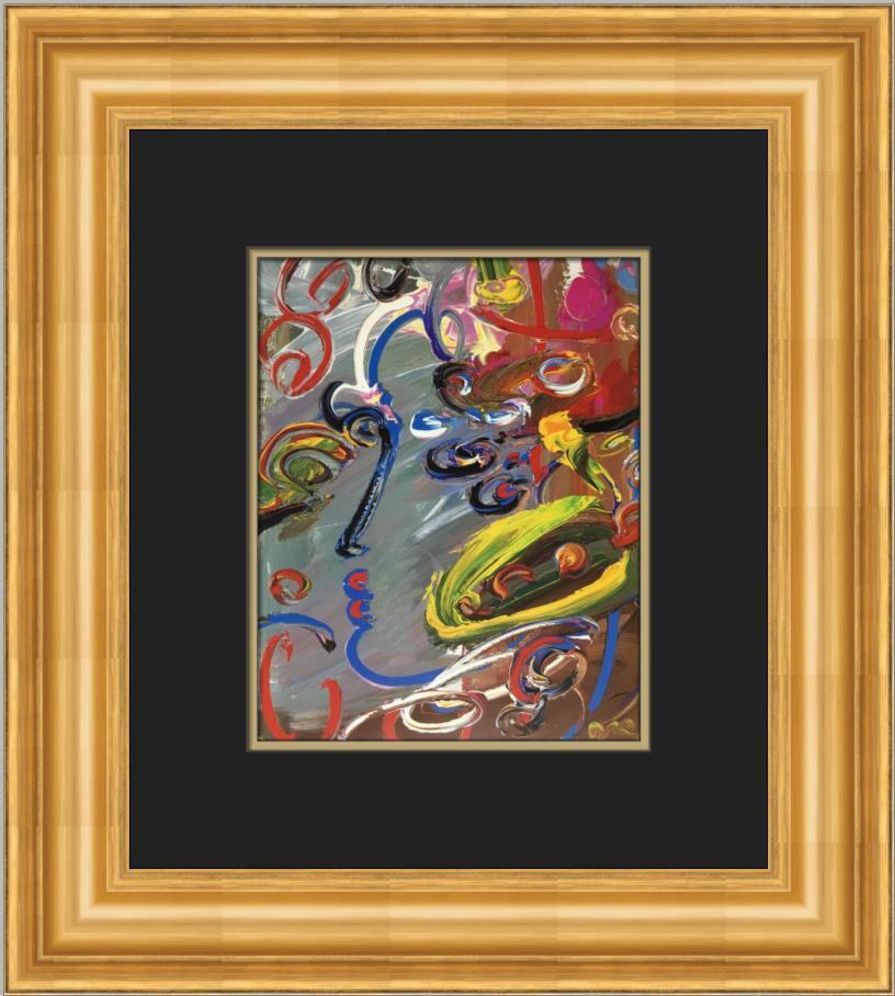Peter Max Abstract II Custom Framed Print: Peter Max Abstract II Custom Framed Print Size: Medium Region Of Origin: United States Artist: Peter Max Production Technique: Lithography Framing: Matted & Framed Custom Bundle: No Style: Pop Art Ite