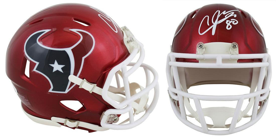 Texans Andre Johnson Signed Flash Speed Mini Helmet JSA Witness: Texans Andre Johnson Signed Flash Speed Mini Helmet JSA Witness Sport: Football-NFL Product: Helmet Original/Reprint: Original Player: Andre Johnson Team: Houston Texans Autograph Authentication: JSA 