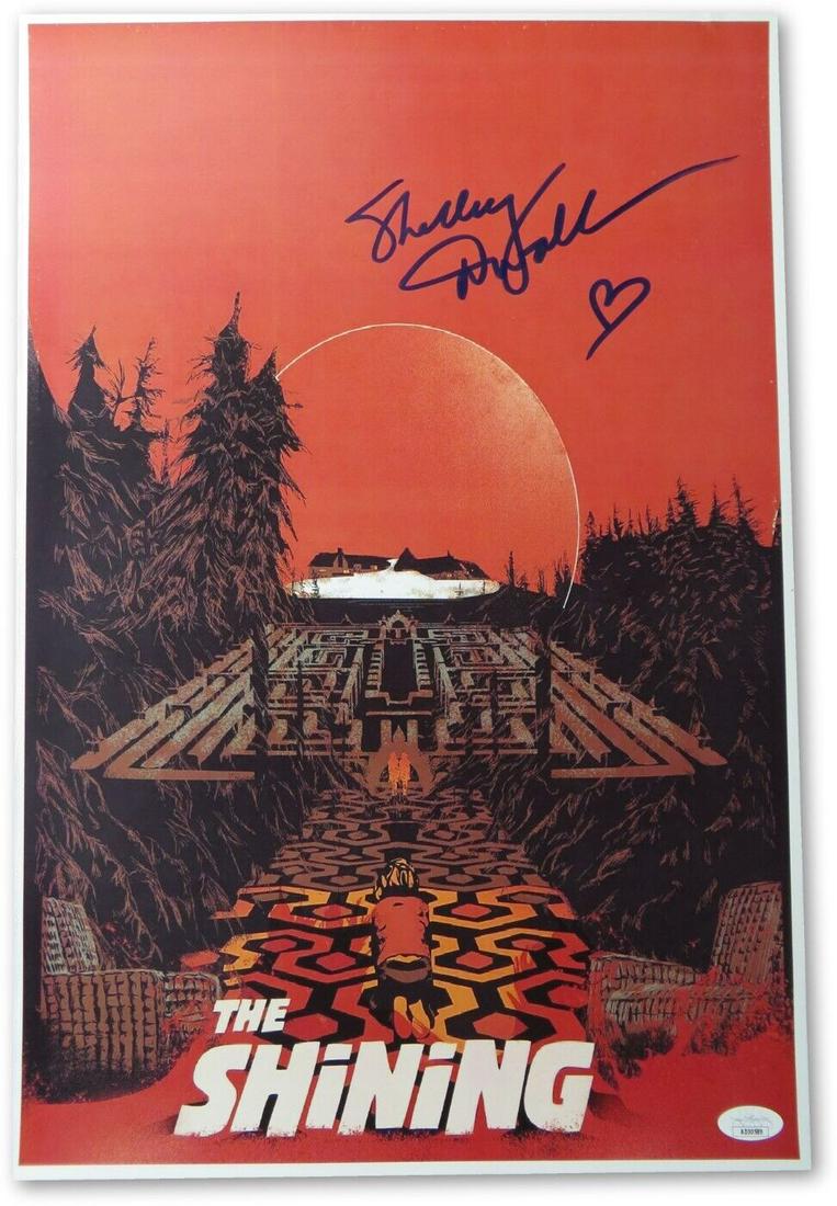 Shelley Duvall Autographed 12X18 Print The Shining Art Maze Print JSA: Shelley Duvall Autographed 12X18 Print The Shining Art Maze Print JSA Industry: Movies Object Type: Poster Original/Reproduction: Original Autograph Authentication: James Spence (JSA) Signed By: Shell