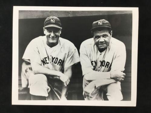 Lou Gehrig Babe Ruth New York Yankees Baseball 8x10 Black and White Photo: Lou Gehrig Babe Ruth New York Yankees Baseball 8x10 Black and White Photo Player: Lou Gehrig and Babe Ruth Modified Item: No Size: 8 x 10 Sport: Baseball-MLB Team: New York Yankees Pre & Post Season: