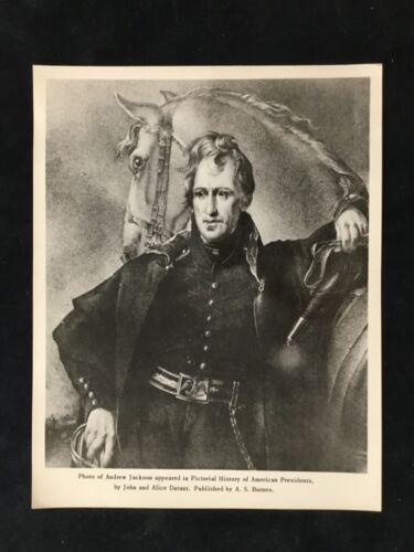 Andrew Jackson 7th President 8x10 Black and White Photo: Andrew Jackson 7th President 8x10 Black and White Photo Modified Item: No First Lady: Rachel Jackson President: Andrew Jackson Material: Paper Theme: Political Type: Photograph Year: Unknown Date Term