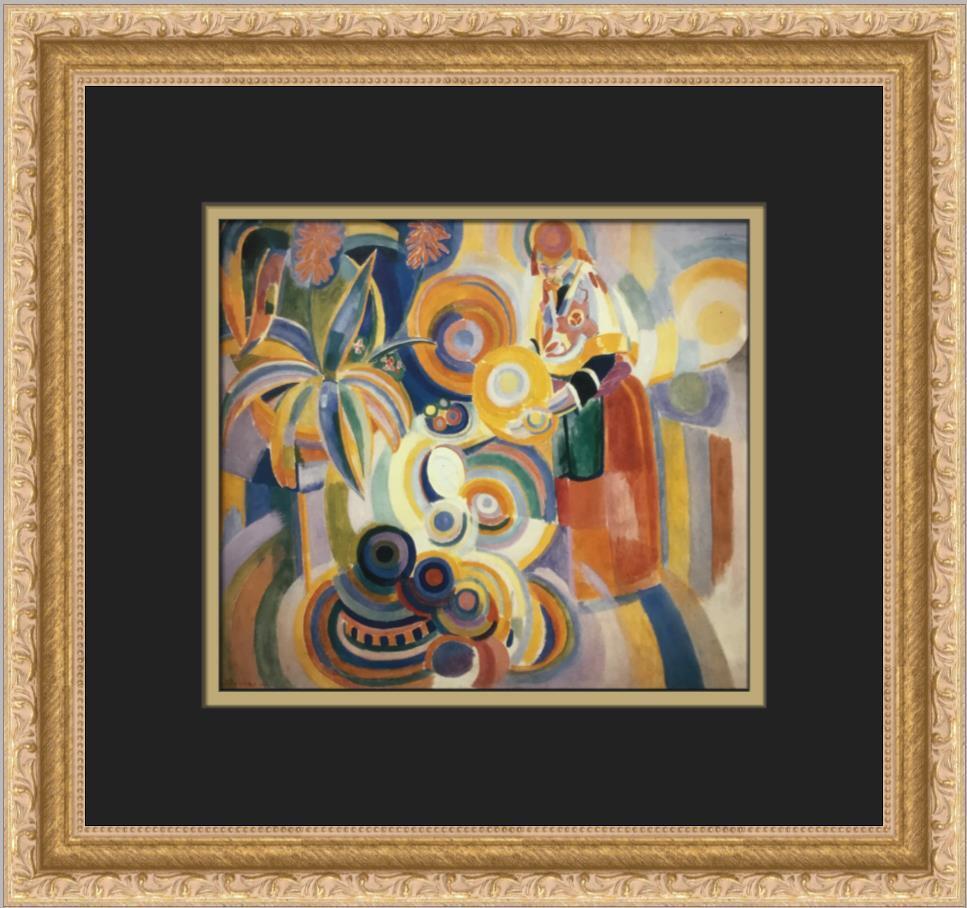 Robert Delaunay、Les Coureurs、超希少画集より、新品額装付、落札 ...