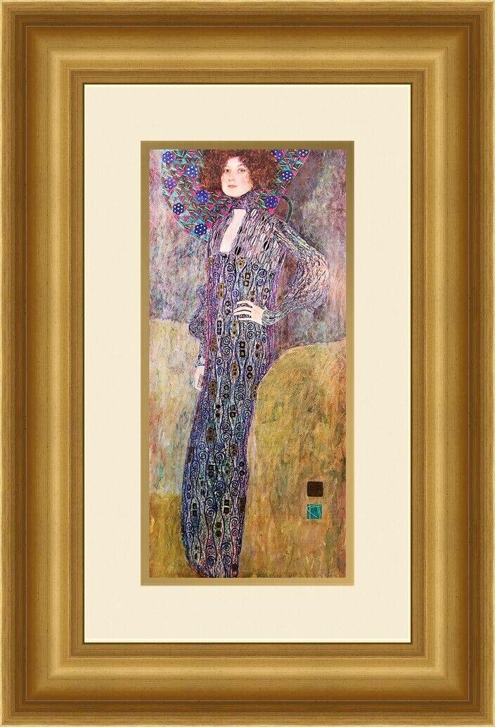 Gustav Klimt Print -Emile Floge Custom Framed: Gustav Klimt Print -Emile Floge Custom Framed Features: Framed Matted Region Of Origin: united states Item Width: 16 in Title: Emile Floge Production Technique: Lithography Item Length: 16 in Item Hei