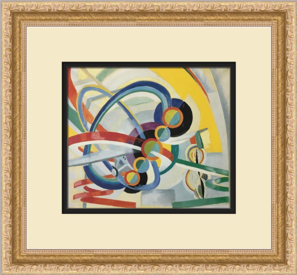 Robert Delaunay、Les Coureurs、超希少画集より、新品額装付、落札 ...