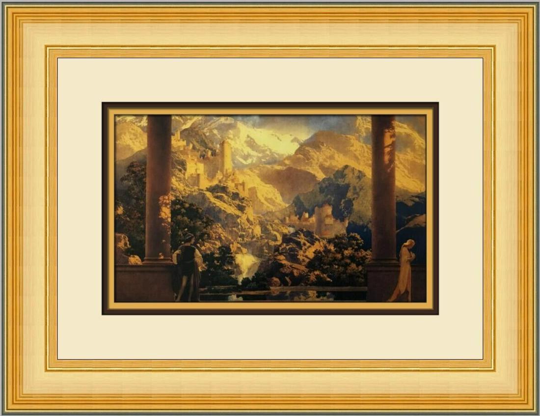 Maxfield Parrish Romance Custom Framed Print: Maxfield Parrish Romance Custom Framed Print Artist: Maxfield Parrish Unit Of Sale: Single Piece Size: Medium Custom Bundle: No Item Length: 19 in Region Of Origin: united states Framing: Matted & Fra