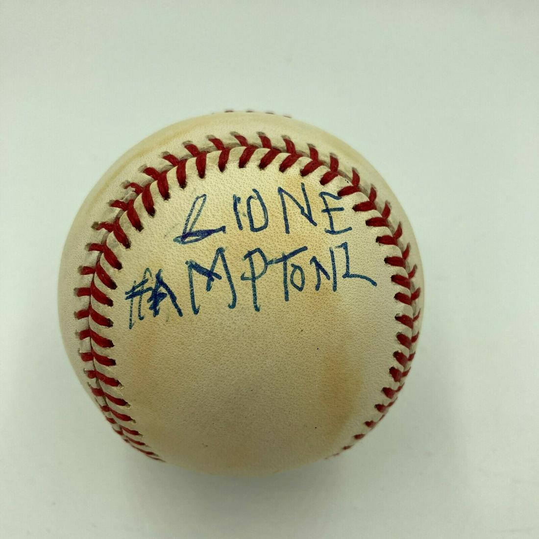 Lionel Hampton Jazz Legend Signed Autographed American League Baseball: Lionel Hampton Jazz Legend Signed Autographed American League Baseball Industry: Movies Original/Reproduction: Original Pre-Owned PLEASE NOTE: Framed Large or heavy Items do not have shipping costs in