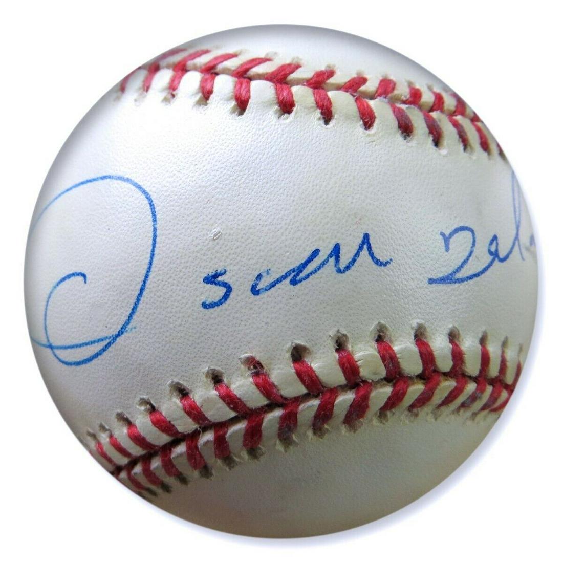 Oscar De La Hoya Signed Autographed AL Baseball Boxing Legend BAS: Oscar De La Hoya Signed Autographed AL Baseball Boxing Legend BAS Sport: Boxing Product: Baseball Original/Reprint: Original Player: Oscar De La Hoya Autograph Authentication: Beckett Authentication P