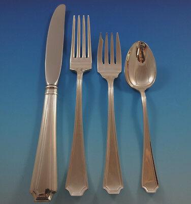 Fairfax by Gorham Sterling Silver Flatware Set 6 Service 24 Pieces Place Size: Fairfax by Gorham Sterling Silver Flatware Set 6 Service 24 Pieces Place Size Embodying the spirit of casual luxury, fairfax has a sterling design that never goes out of style. As timely today as when