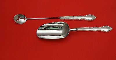 Andante by Gorham Sterling Silver Bar Set 2pc HHWS Custom Made: Andante by Gorham Sterling Silver Bar Set 2pc HHWS Custom Made Andante by gorhamsterling silver custom made hollow handle with stainless two piece bar set which includes: 1 - martini spoon,