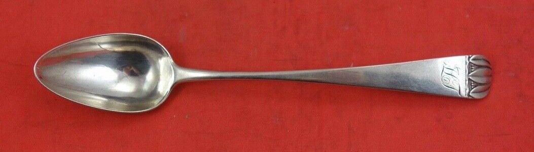 Coin Silver by Various Makers Teaspoon leaf pattern 6": Coin Silver by Various Makers Teaspoon leaf pattern 6" Coin silver by various makers coin silver teaspoon, leaf pattern 6". It is monogrammed (monos vary) and is in excellent condition. Pre-Owned 