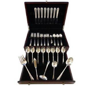 Enchantress by International Sterling Silver Flatware Service For 8 Set 53 Pcs