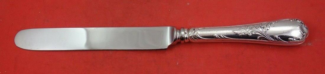 Marly by Christofle Silverplate Dinner Knife replaced stainless blade 10 1/4": Marly by Christofle Silverplate Dinner Knife replaced stainless blade 10 1/4" Marly by christofle silverplate dinner knife with replaced stainless blade 10 1/4" in the pattern marly by christofle.