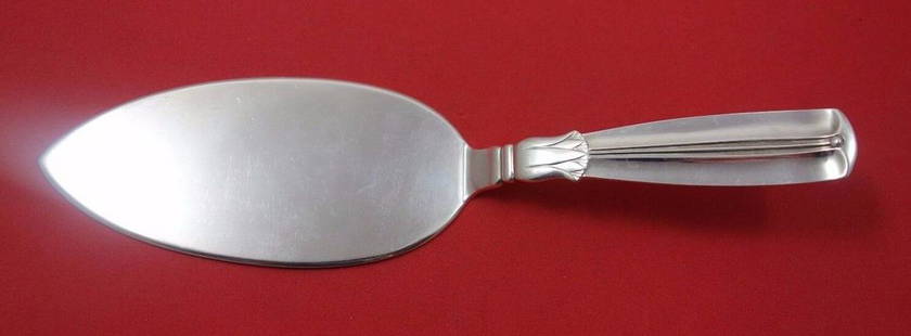 Lotus by W and S Sorensen Sterling Silver Pastry Server All Sterling FH 7 1/2": Lotus by W and S Sorensen Sterling Silver Pastry Server All Sterling FH 7 1/2" Lotus by w and s sorensenlotus by w and s sorensen sterling silver flat handle pastry server all sterling, 7 1/2". It