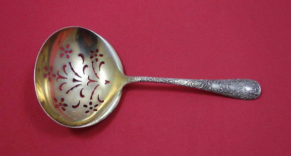 Douglas by Gorham Sterling Silver Confection Spoon Gold Washed 6": Douglas by Gorham Sterling Silver Confection Spoon Gold Washed 6" Douglas by gorhamdouglas by gorham sterling silver confection spoon gold washed, 6". It is monogrammed (monos vary) and is in