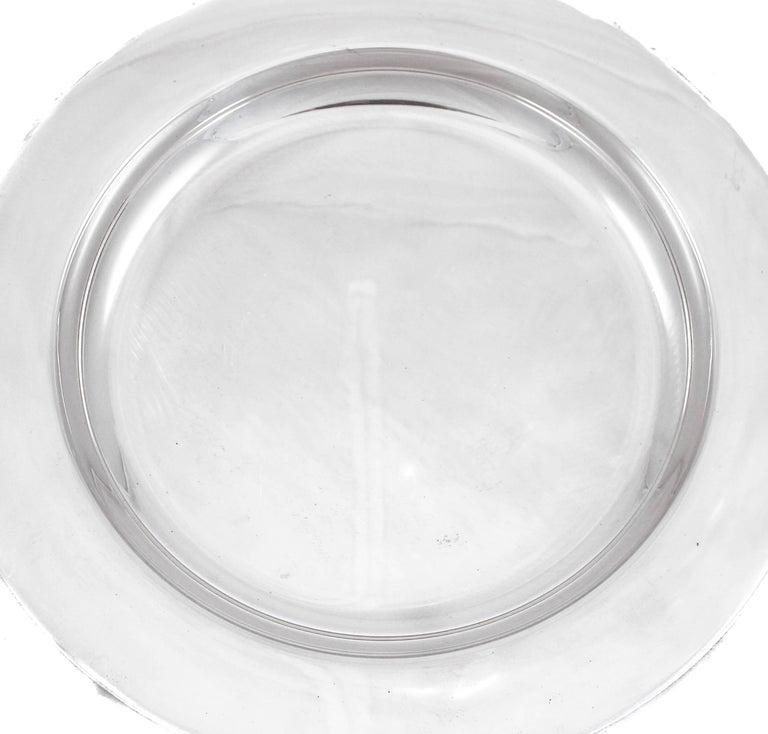 Sterling "John Coburn" Platter: Sterling "John Coburn" Platter Dimensions:: Height: 1.5 in (3.81 cm) Dimensions:: Diameter: 13 in (33.02 cm) Materials and Techniques:: Sterling Silver Place of Origin:: United States Period:: 1940-19