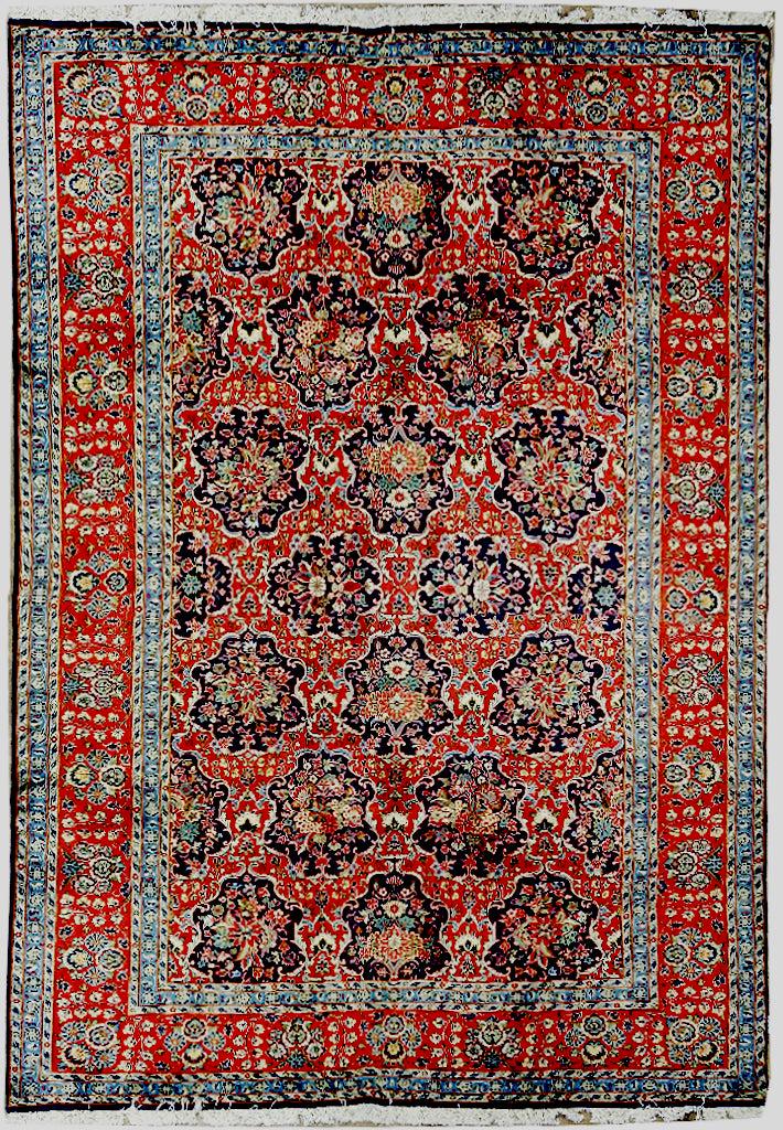 Beautiful QUALITY 8' x 12' Persan Qoum Rug Kork Wool  #5066 (1 of 9)