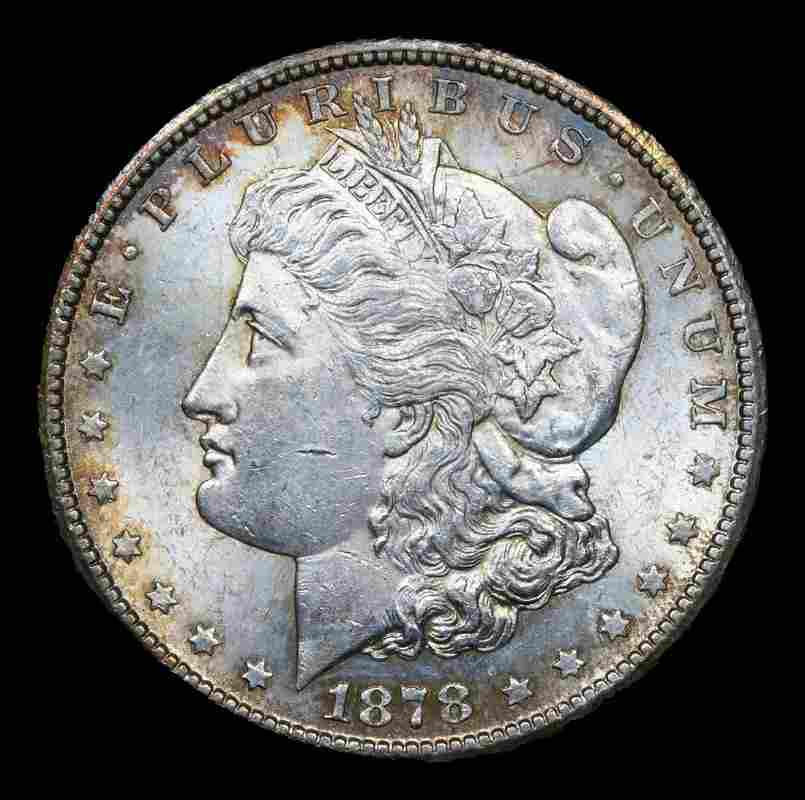 1878-cc Morgan Dollar $1 Graded Select+ Unc By USCG: 1878-cc Morgan Dollar $1 Graded Select+ Unc By USCG MYNT Auctions does not necessarily agree with the USCG grade on this example. Please inspect images and conduct your own research before bidding. Th