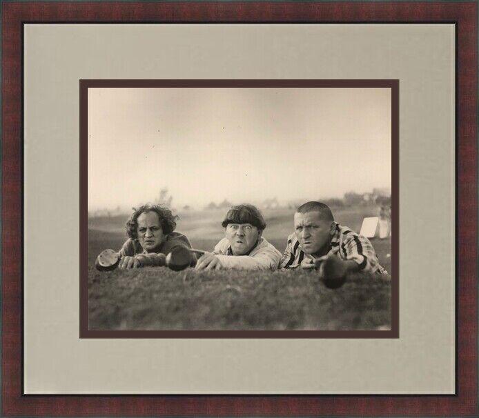 Golfing Three Stooges Print Custom Framed Moe Larry & Curly: Golfing Three Stooges Print Custom Framed Moe Larry & Curly Player: Three Stooges Size: 8 x 10 Product: Print Brand: Unbranded Color: Sepia Image Size 8 x 11 Custom Framed Size 14 x 17 Custom Framed i